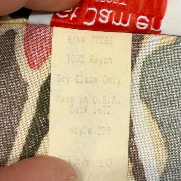 Vintage 80s / 90s St Damien Sport Vibrant Tropical Blazer Medium - Picture 5 of 12